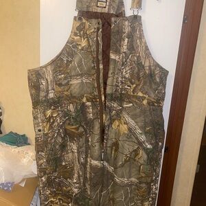Camo Berne insulated bib overalls